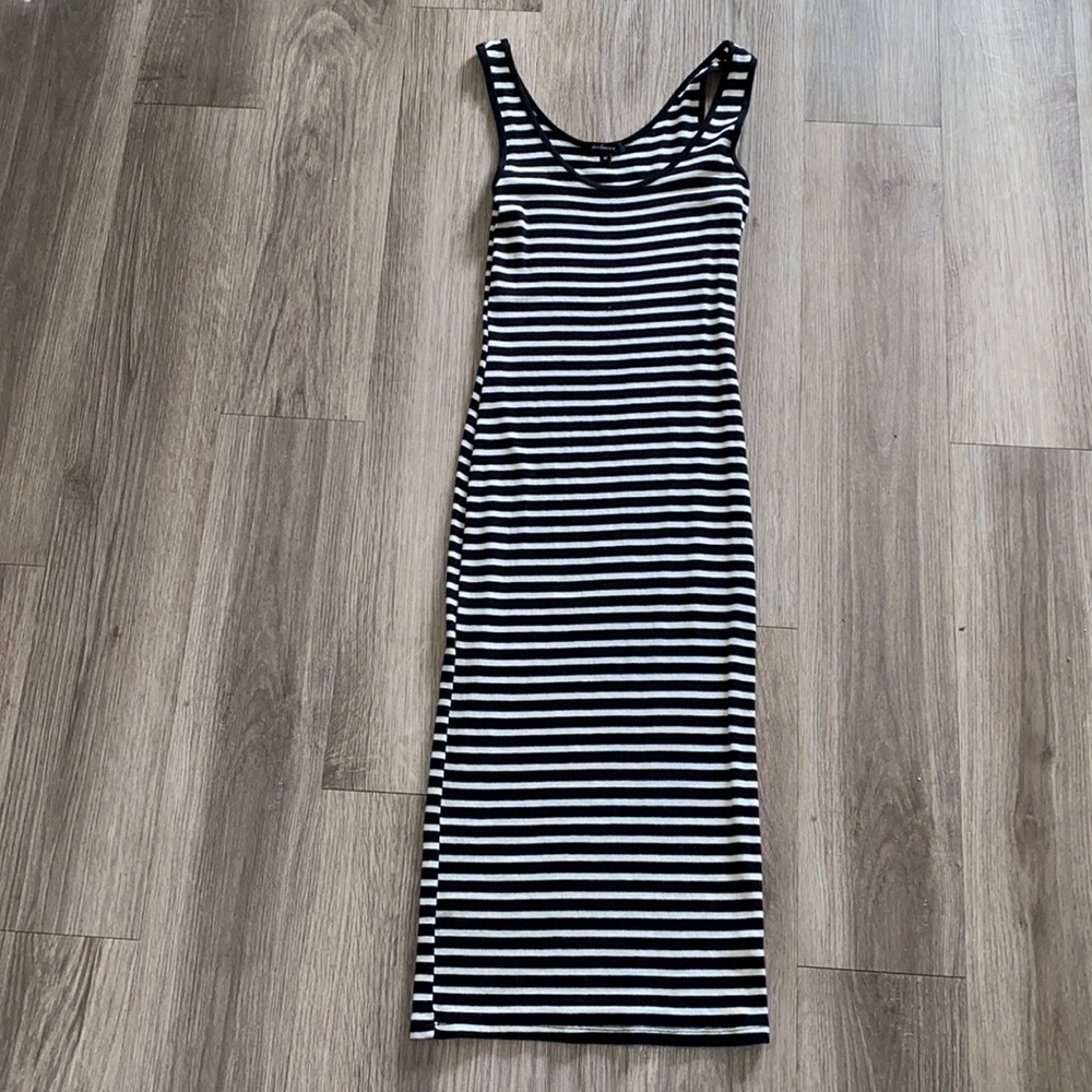 COPY - Striped midi body con dress